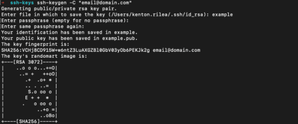SSH-ключ создан