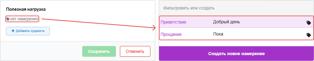 Добавление вопроса пользователя
